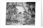 Nativity, 1654 by Rembrandt Harmensz. van Rijn