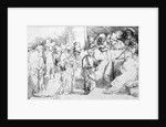 Jesus Christ among the Doctors by Rembrandt Harmensz. van Rijn