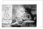 Kolf game, 1654 by Rembrandt Harmensz. van Rijn