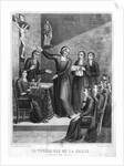 The Venerable Saint Jean-Baptiste de La Salle engraved by H. Jannin and P. Sarrazin, 1845 by French School