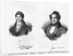 Etienne Mehul and Giacomo Meyerbeer by Francois Seraphin Delpech