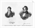 Etienne Mehul and Giacomo Meyerbeer by Francois Seraphin Delpech