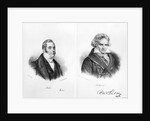 Esprit Auber and Ludwig van Beethoven by Auguste Bry