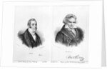 Esprit Auber and Ludwig van Beethoven by Auguste Bry