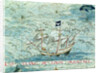 Fol.36v A Caravel by Guillaume Le Testu
