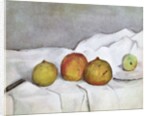 Fruit on a Cloth, c.1890 by Paul Cezanne