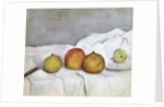 Fruit on a Cloth, c.1890 by Paul Cezanne