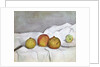 Fruit on a Cloth, c.1890 by Paul Cezanne