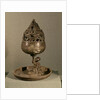 Censer in the shape of the cosmic mountain 'po-shan-lu' held up by a man seated on a monster by School Chinese