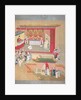 Emperor Hui Tsung practising with the Buddhist sect Tao-See, from a History of the Emperors of China by Chinese School