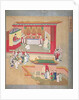 Emperor Hui Tsung practising with the Buddhist sect Tao-See, from a History of the Emperors of China by Chinese School