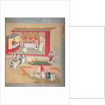 Emperor Hui Tsung practising with the Buddhist sect Tao-See, from a History of the Emperors of China by Chinese School