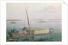 Raft on the Guayaquil River by Pierre Antoine Marchais