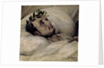 Napoleon I on his Deathbed, 1825 by Emile Jean Horace Vernet