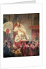 Pope Pius VIII in St. Peter's on the Sedia Gestatoria, 1829 by Emile Jean Horace Vernet