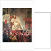 Pope Pius VIII in St. Peter's on the Sedia Gestatoria, 1829 by Emile Jean Horace Vernet