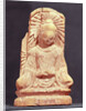 Seated Buddha in meditation, from Tumshuq 4th-5th century by School Chinese