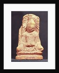 Seated Buddha in meditation, from Tumshuq 4th-5th century by School Chinese