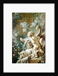 Two Cupids by a Basin by Francois (studio of) Boucher