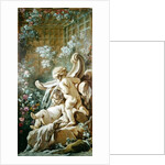 Two Cupids by a Basin by Francois (studio of) Boucher