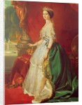 Empress Eugenie after a portrait by Francois Xavier Winterhalter by Francois Gabriel Guillaume Lepaulle