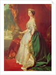 Empress Eugenie after a portrait by Francois Xavier Winterhalter by Francois Gabriel Guillaume Lepaulle
