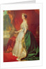 Empress Eugenie after a portrait by Francois Xavier Winterhalter by Francois Gabriel Guillaume Lepaulle