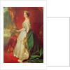 Empress Eugenie after a portrait by Francois Xavier Winterhalter by Francois Gabriel Guillaume Lepaulle
