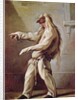 Character from the Commedia dell'Arte by Claude Gillot