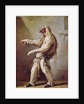 Character from the Commedia dell'Arte by Claude Gillot