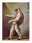 Character from the Commedia dell'Arte by Claude Gillot