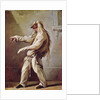 Character from the Commedia dell'Arte by Claude Gillot