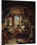 An Alchemist in his Laboratory by Thomas Wyck