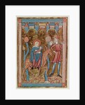 Ms 3016 fol.12 The Flight into Egypt by French School