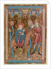 Ms 3016 fol.12 The Flight into Egypt by French School