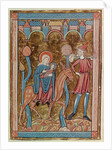 Ms 3016 fol.12 The Flight into Egypt by French School