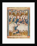 Ms 3016 fol.14 The Last Supper by French School