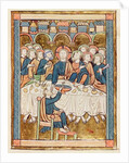 Ms 3016 fol.14 The Last Supper by French School