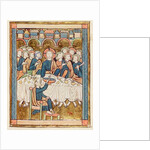 Ms 3016 fol.14 The Last Supper by French School