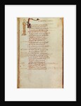 Ms 19 fol.47 Page of text with a historiated initial by Italian School