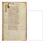 Ms 19 fol.47 Page of text with a historiated initial by Italian School