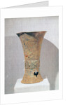 Ritual 'ku' beaker decorated with monster masks, from Ming-Kung-Lu, Zhengzhou, Henan, Shang Dynasty, 16th-15th century BC by School Chinese