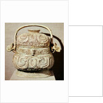 Ritual 'yu' wine bucket inscribed by Kung by School Chinese