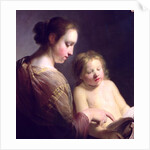 The Virgin Teaching the Infant Christ to Read, c.1630 by Pieter Fransz. de Grebber
