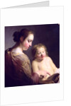 The Virgin Teaching the Infant Christ to Read, c.1630 by Pieter Fransz. de Grebber