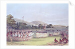 Choctaw Ball-Play Dance by George Catlin