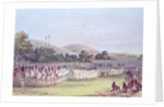 Choctaw Ball-Play Dance by George Catlin