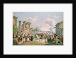 Entrance of Otto of Bavaria into Nauplia, 6th February 1833 by German School
