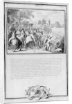 Louis II de Bourbon Prince of Conde with his Brother, Armand de Bourbon Prince of Conti and Henri II de Longueville Duke of Estouteville Riding to Vincennes by French School