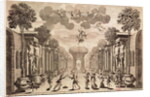 Set design for 'Andromede' by Pierre Corneille by Francois Chauveau